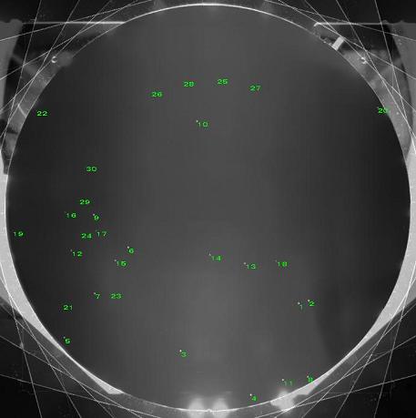 合成画像欠陥マップ